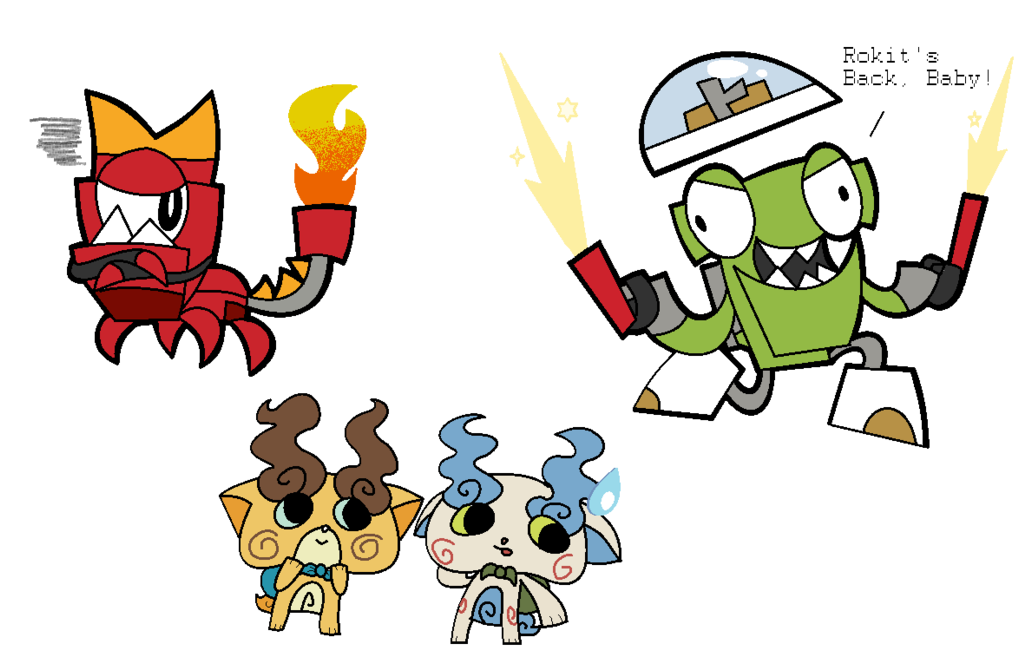 Ms Paint Time By Supercoco142 - Mixels Yo Kai Watch Medals (1024x656)