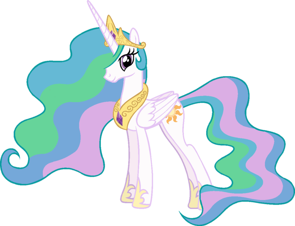 Princess Celestia By J-pinkie - Princess Celestia Ms Paint (1021x783)