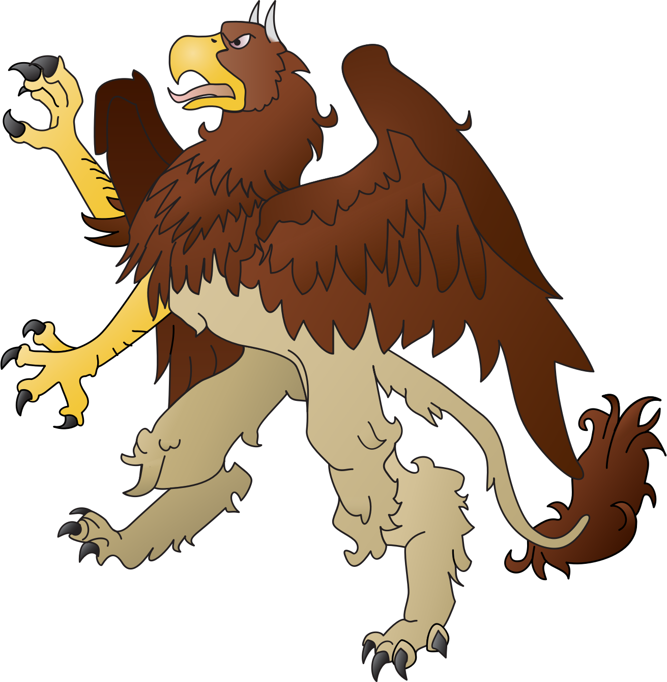 Clipart - Clipart Griffin (1311x1339)