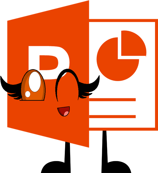 Powerpoint Is A Female Microsoft Office Application - Logo De Power Point Gif (680x739)