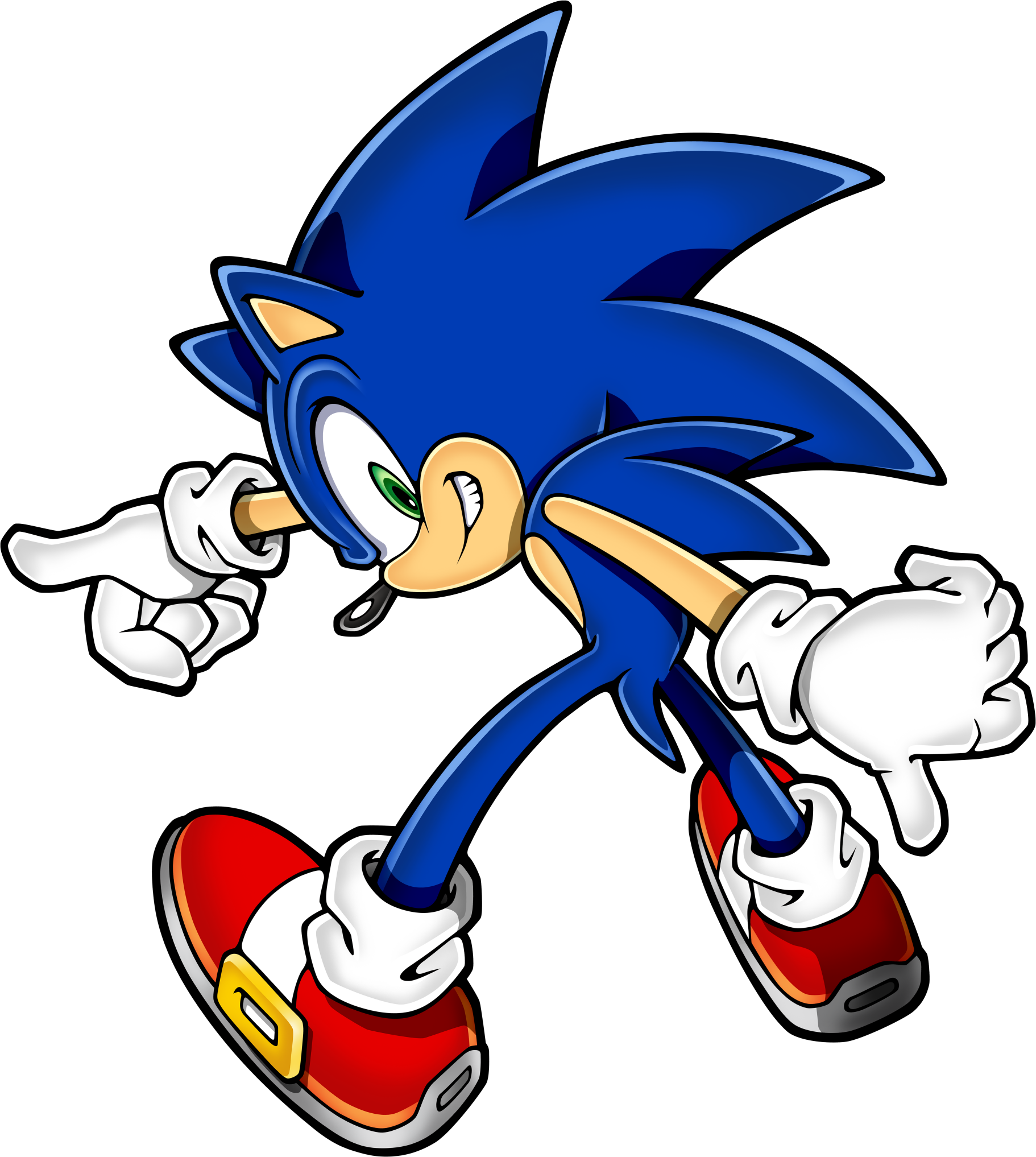 Sonic The Hedgehog Clipart Asset - Super Sonic The Hedgehog (1822x2034)