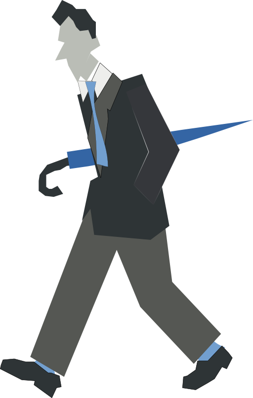 Person Walking Clipart - Walking Man Clipart (512x803)