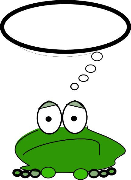 Person Thinking Clipart Free Images 2 Cliparting - Thinking Frog Clipart (432x594)