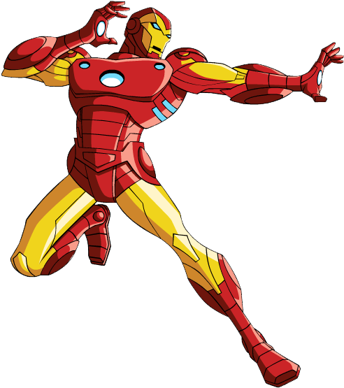 Avenger Clipart Free Clipart Images - Iron Man Avenger Earth's Mightiest Heroes (515x566)
