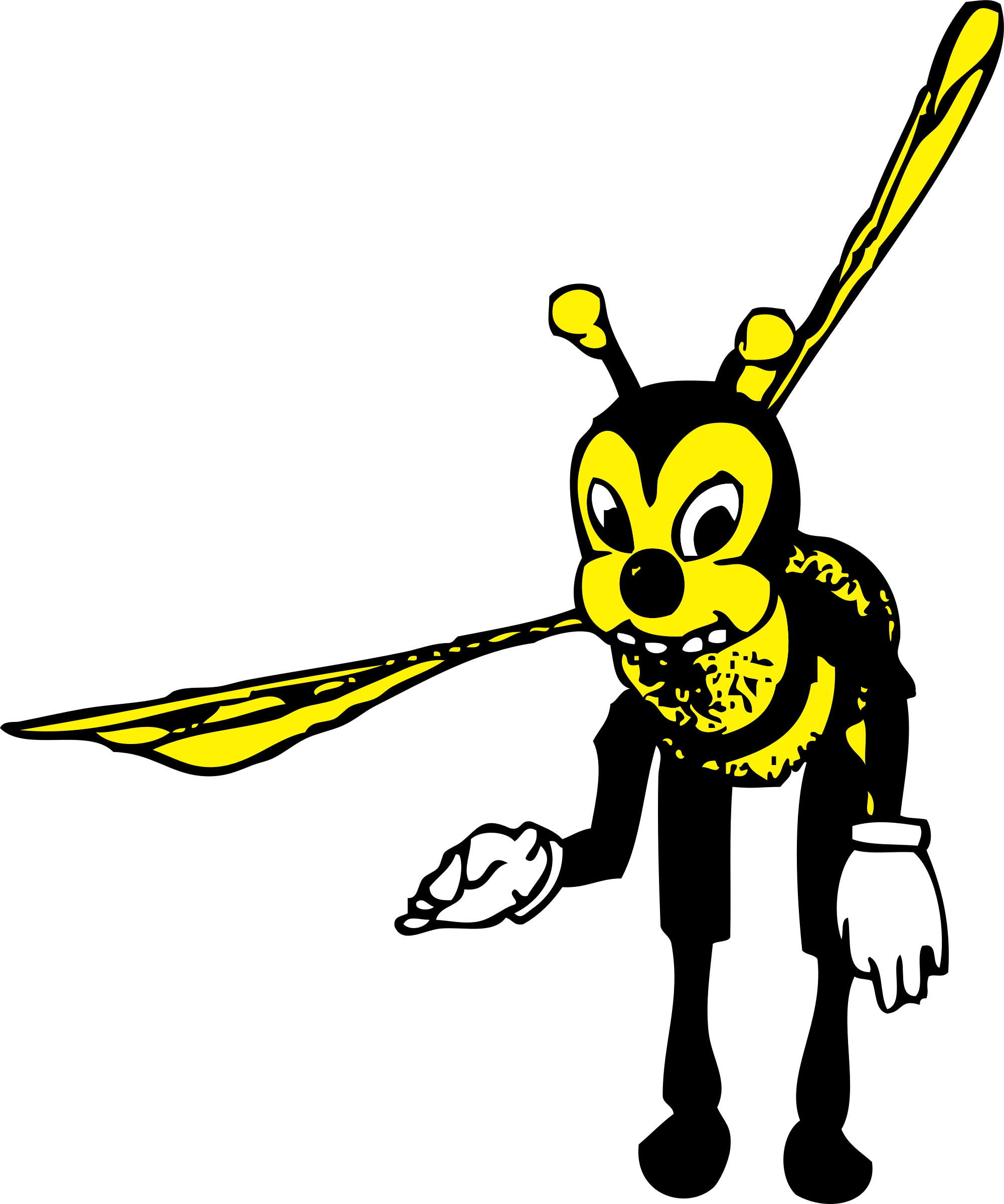 Microsoft Clipart Bee - Bowing Bee (2002x2400)