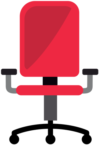 Red Office Chair Clipart Transparent Png - Office Chair Icon Png (512x512)