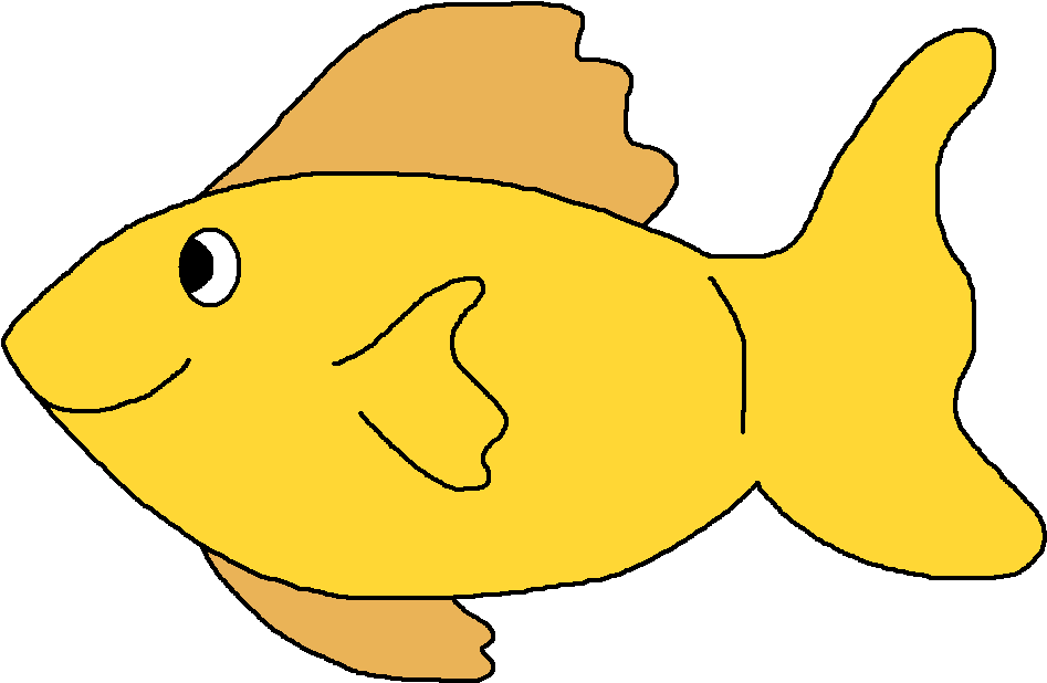 Fish Clip Art Microsoft Free Clipart Images - Yellow Fish Clipart (973x644)