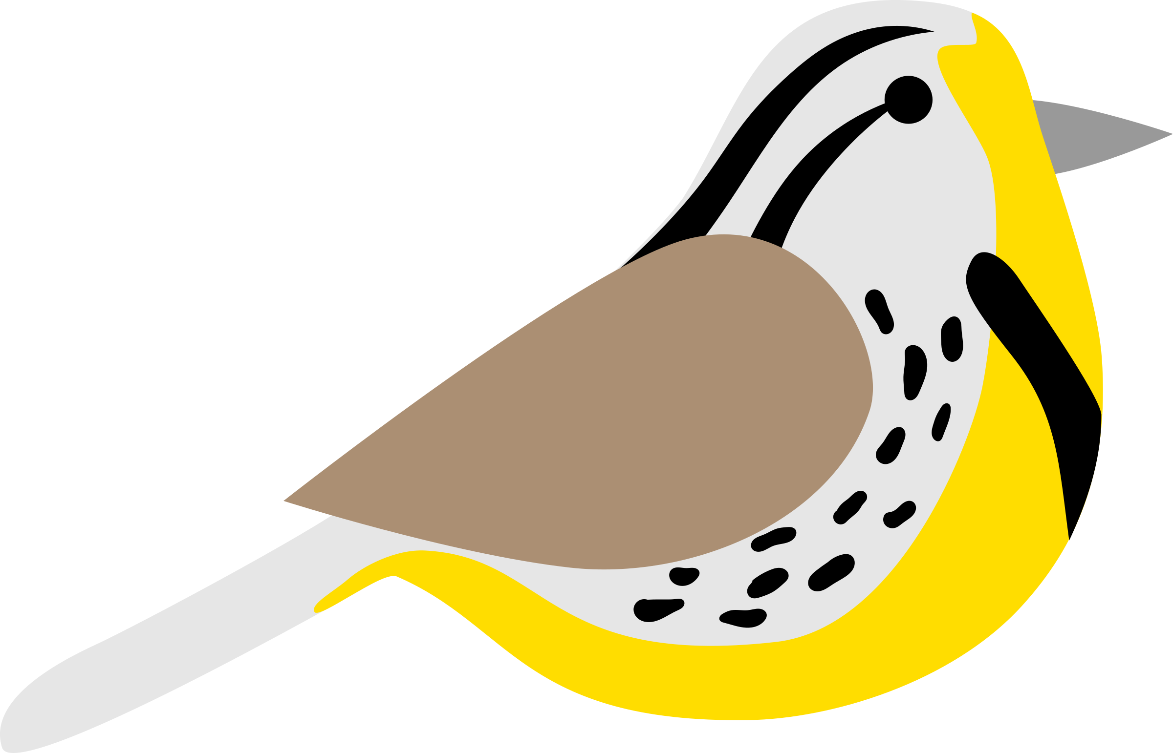 Big Image - Meadowlark Png (2400x1542)
