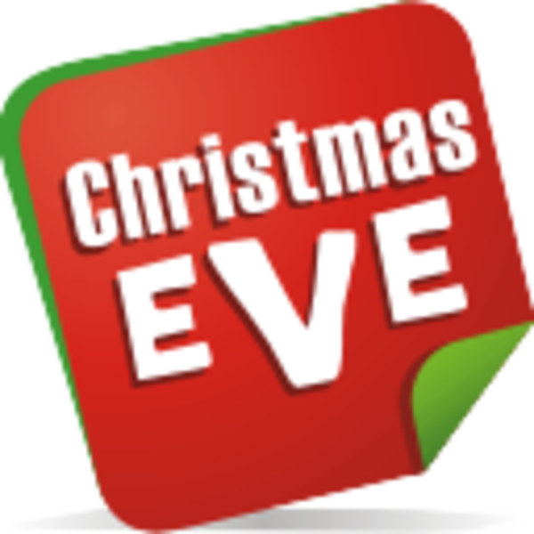 Christmas Eve Note Image - Christmas Eve Clipart (600x600)