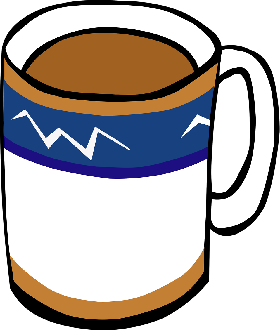 Bowl Of Cereal Clipart - Mug Of Coffee Clipart (1085x1280)
