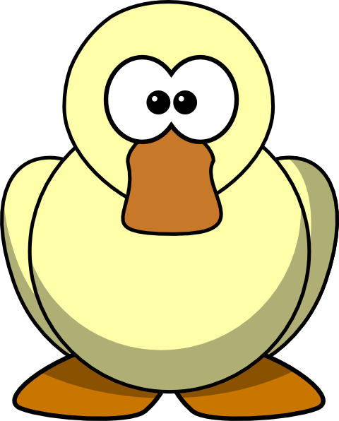 Cartoon Duck Clip Art At Clker - Cartoon Head Of A Duck (480x596)