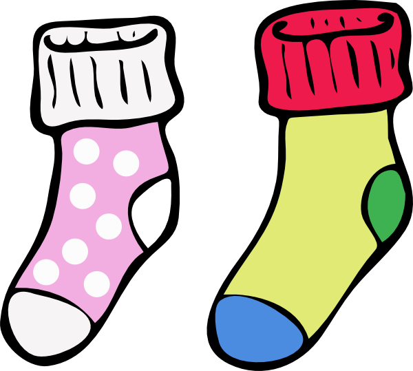 Socks Clip Art (600x539)