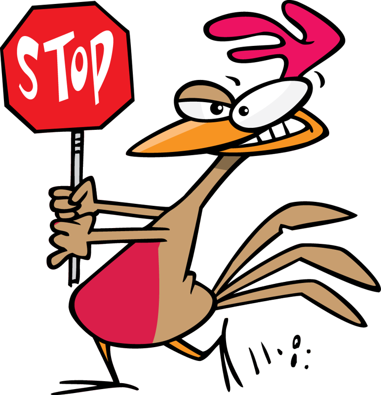 Is That Rotting Chicken I Smell - Chicken Crossing The Road Clip Art (772x800)