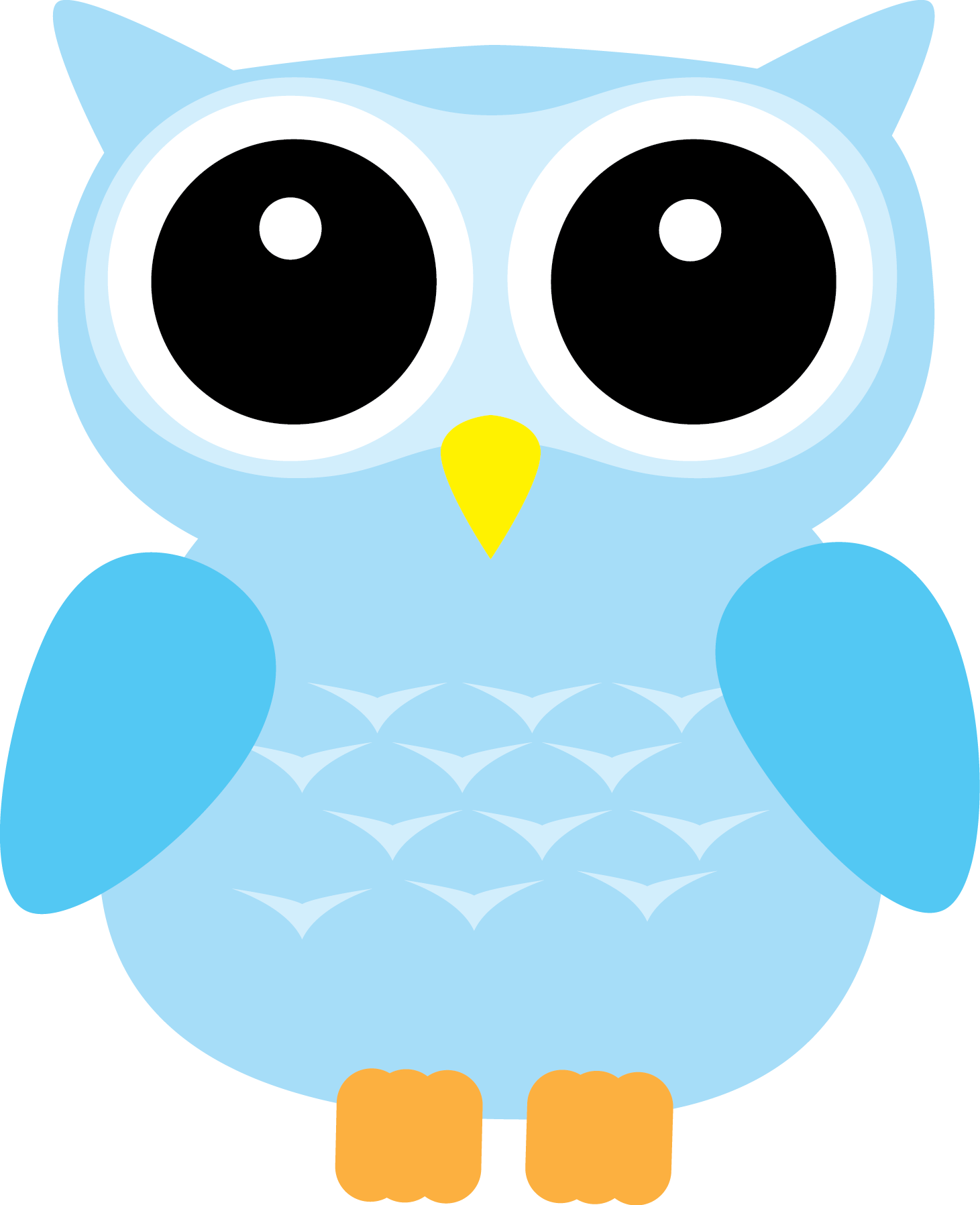 Blue Owl Clip Art - Owl Clip Art Blue (1461x1797)