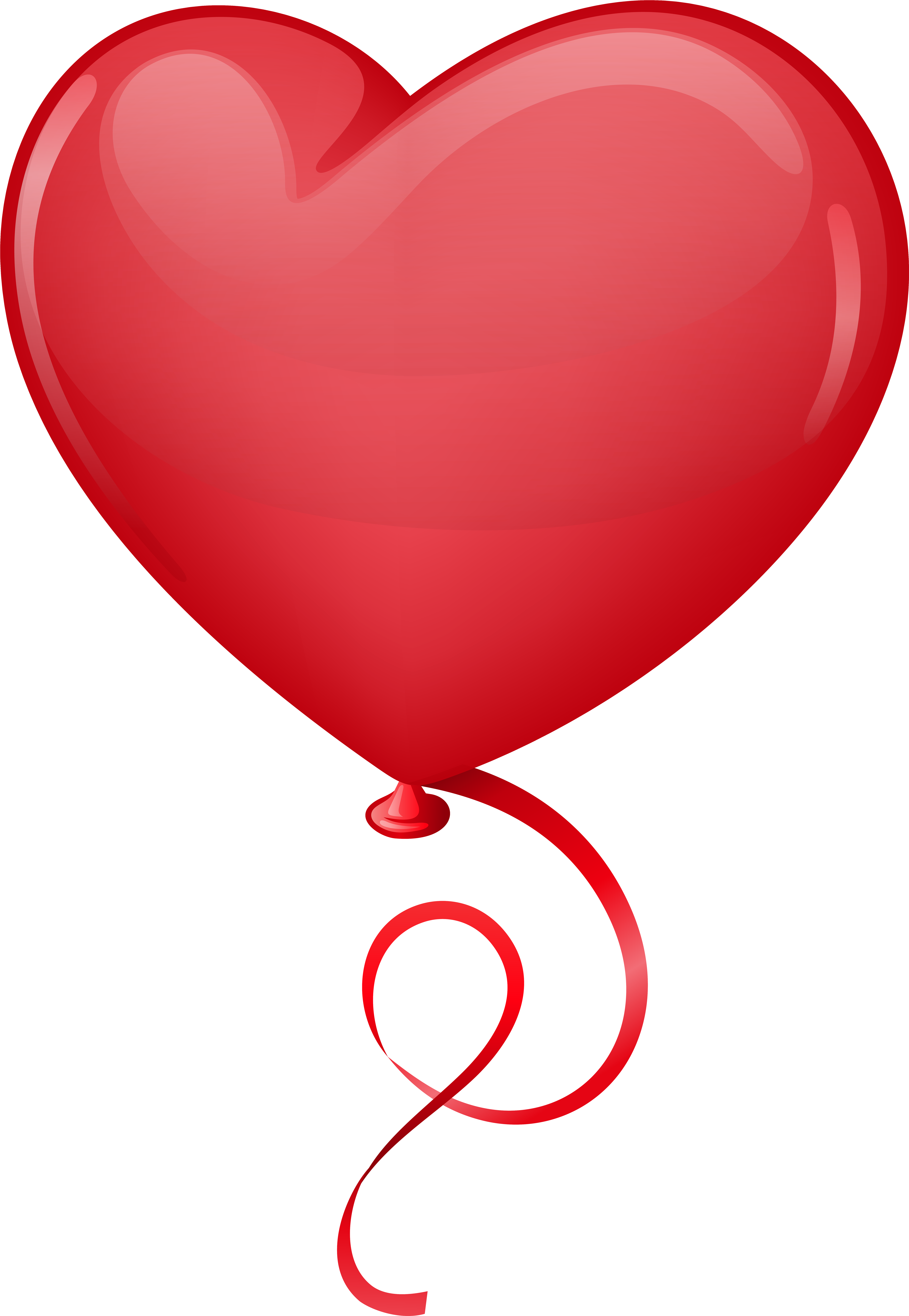 Pin By Kim Heiser On Valentines Clip - Heart Balloon (5526x8000)