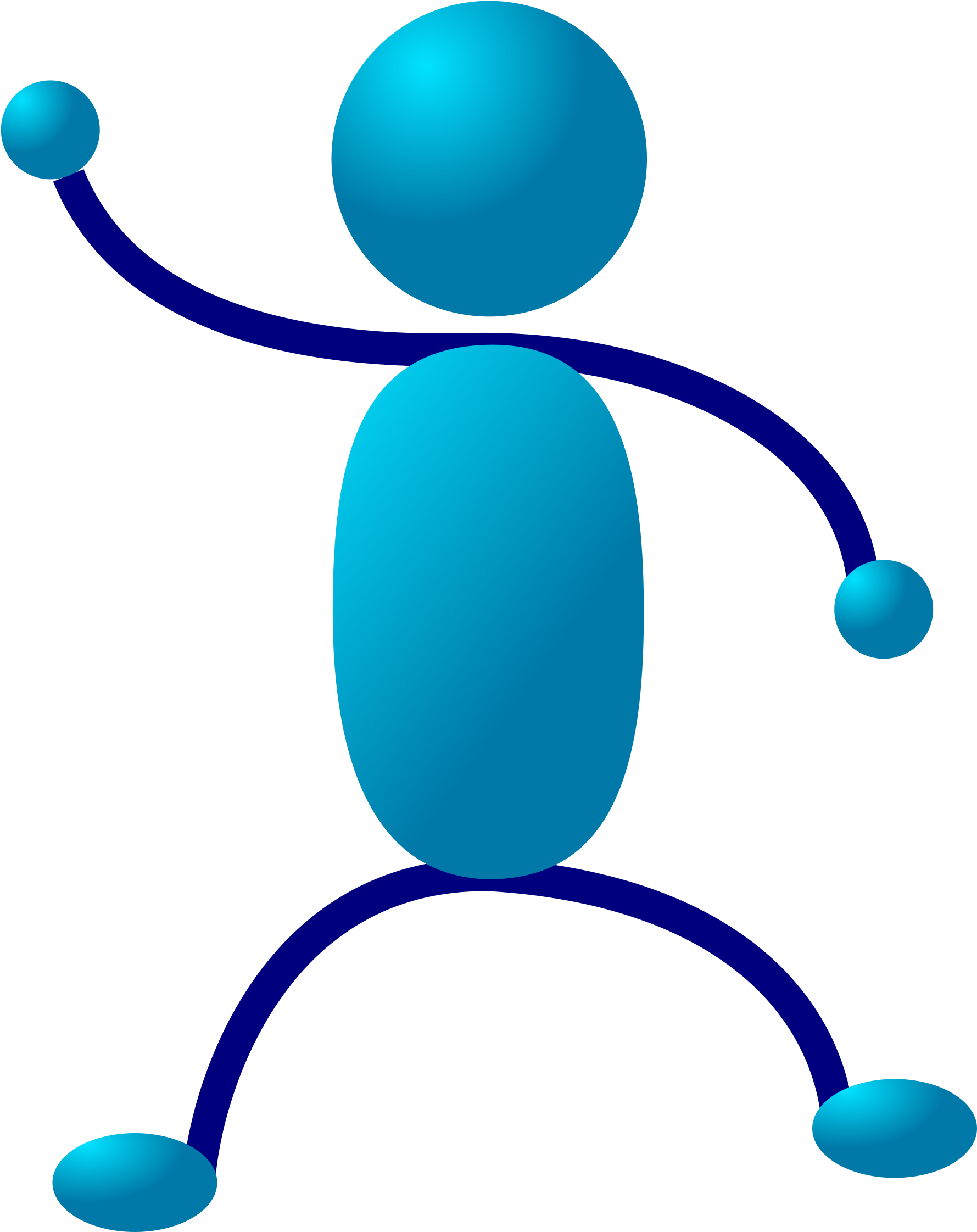 Stick Man Clipart - Stick Men Clip Art (2400x2400)