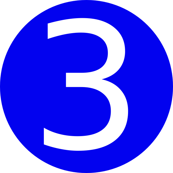 Number 3 In Blue (600x600)