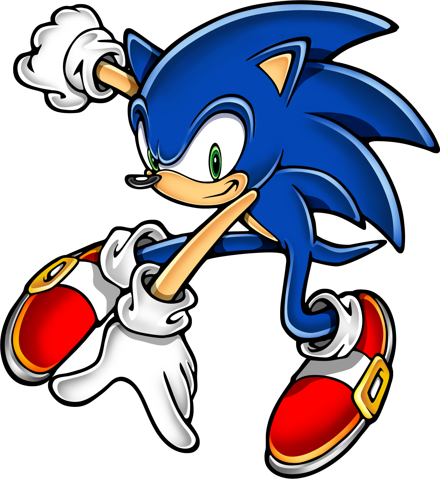 Sonic Clip Art - Red Sonic The Hedgehog (1472x1600)