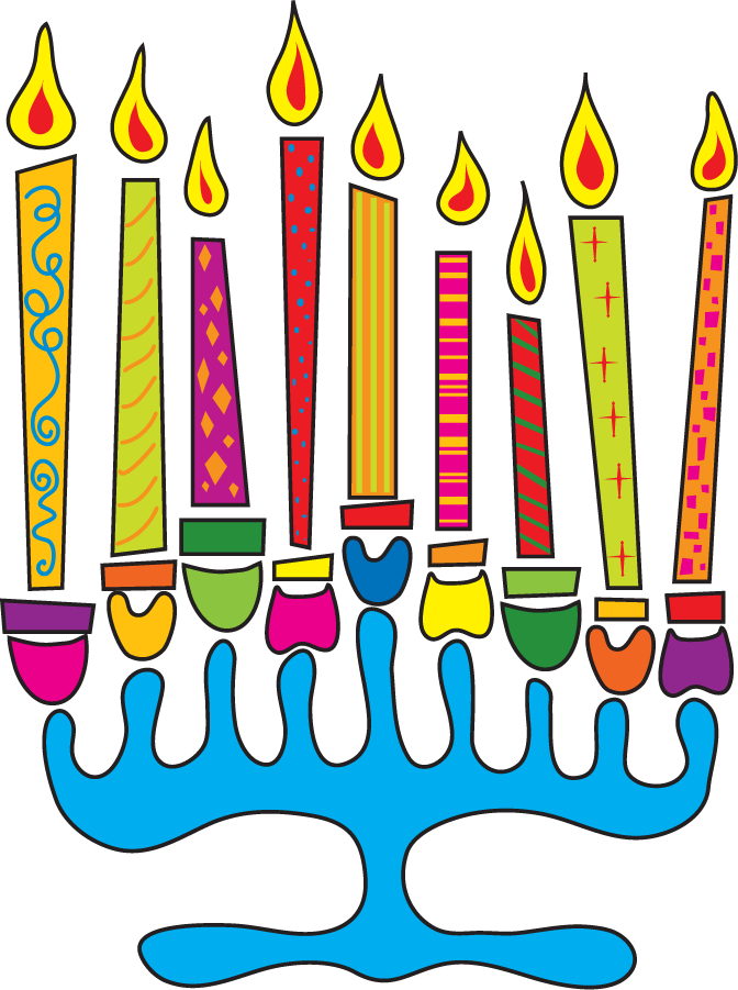 Happy Hanukkah - Happy Hanukkah Clip Art (672x901)
