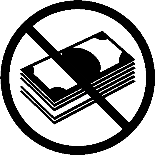 No-money - Money Magnifying Glass Icon (542x539)