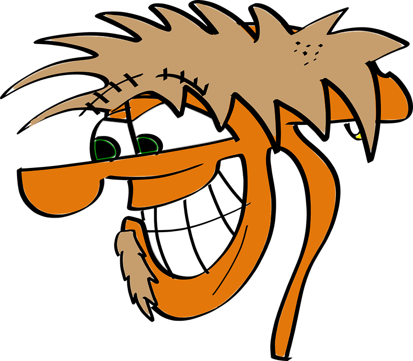 Screaming Cartoon Faces - Cheeky Birthday Wishes For A Brother (824x720)