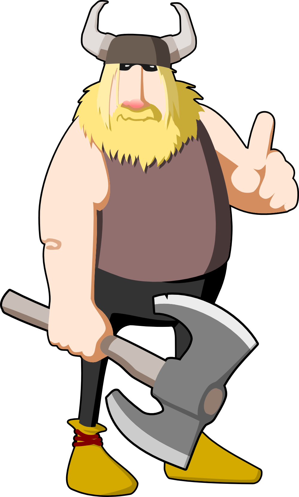 Vikings Clipart - Viking Clipart (999x1659)