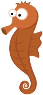 Sea Life Seahorse Clipart The Arts Image Pbs Learningmedia - Cartoon (463x399)