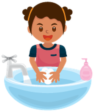 Washing Hands - Clip Art Washing Hands (335x399)