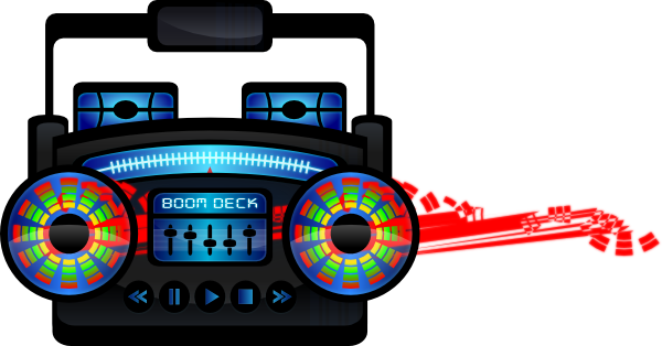 Boombox Pictures - Boombox Pngs (600x314)