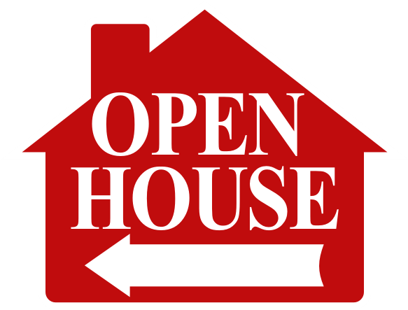 Open House - Open House Arrow Sign (600x600)