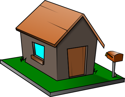 House Clipart - Simplehouse Clipart (408x318)