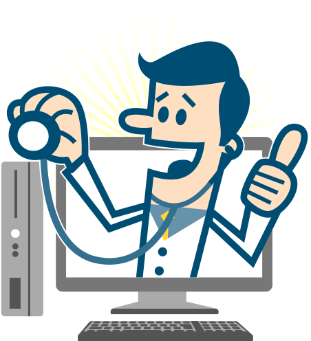 Tech Support In San Francisco - Cartoon (462x497)