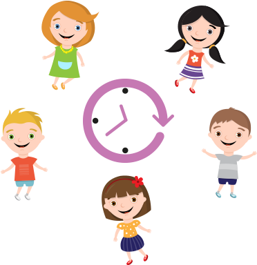 Horaires Des Crèches En France - Spanish Kids (511x383)