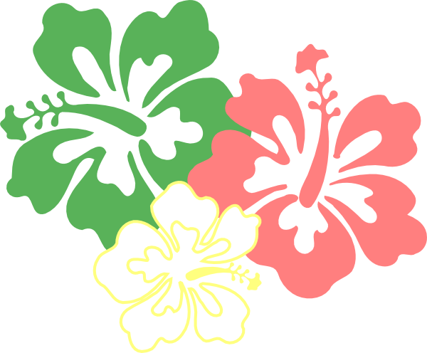 Hibiscus Clip Art (600x496)