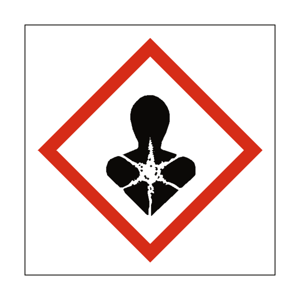 Long Term Health Hazard Coshh Sign - Lithofin Mn Stain Stop Plus Sealer & Colour Intensifier- (600x600)