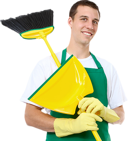 Man And Woman Cleaning (423x467)