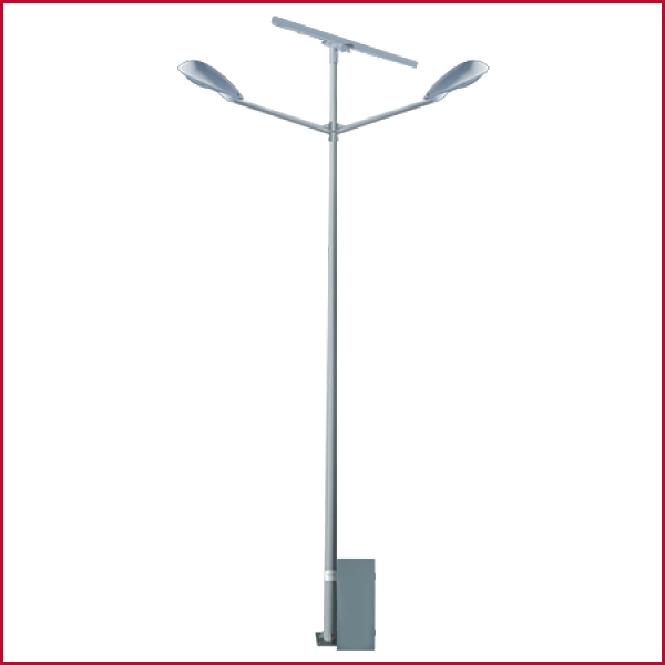 Sl Solar Double W Led Streetparking Lot Light With - Lamp (600x600)