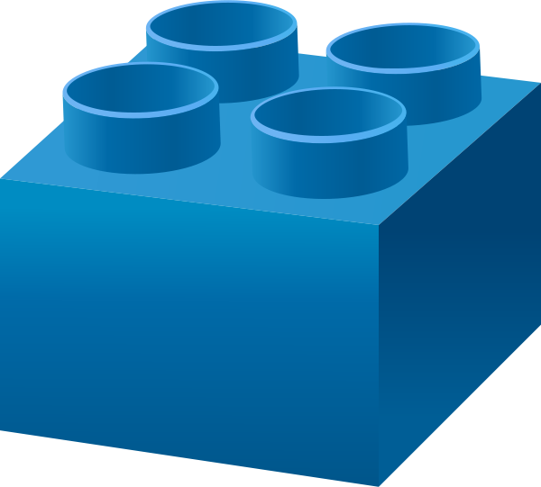 Add On, Addon, Brick, Build, Foot Massage, Lego, Plugin - Blue Lego Brick Png (600x541)