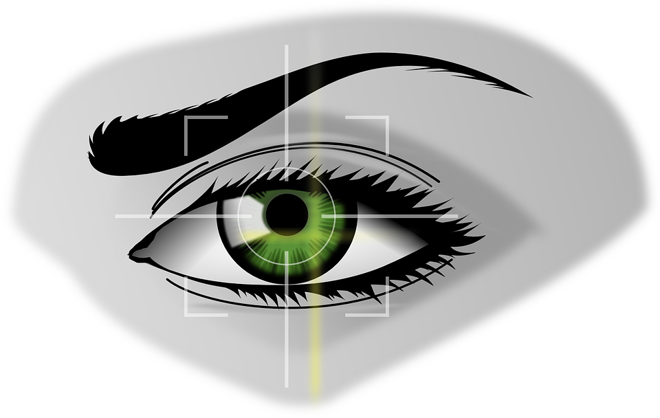Scanner Clipart Transparent - Eye Scanner Png (960x608)