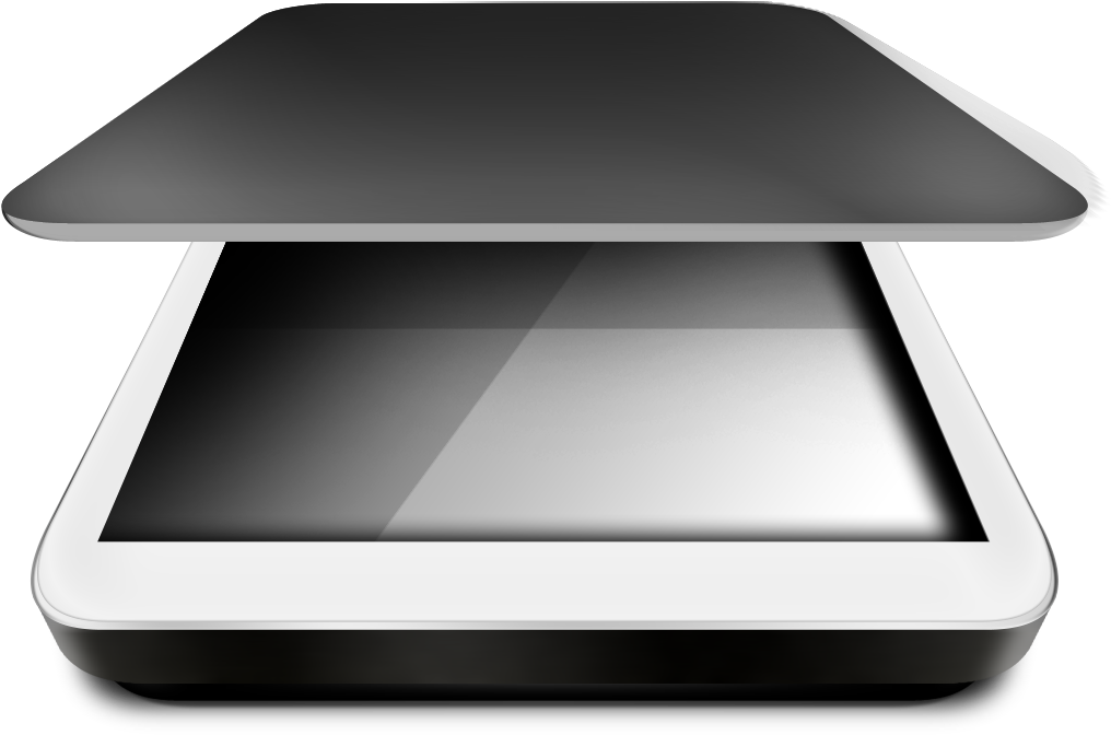 Scanner Clipart Transparent - Scanner Black And White Png (1280x1024)
