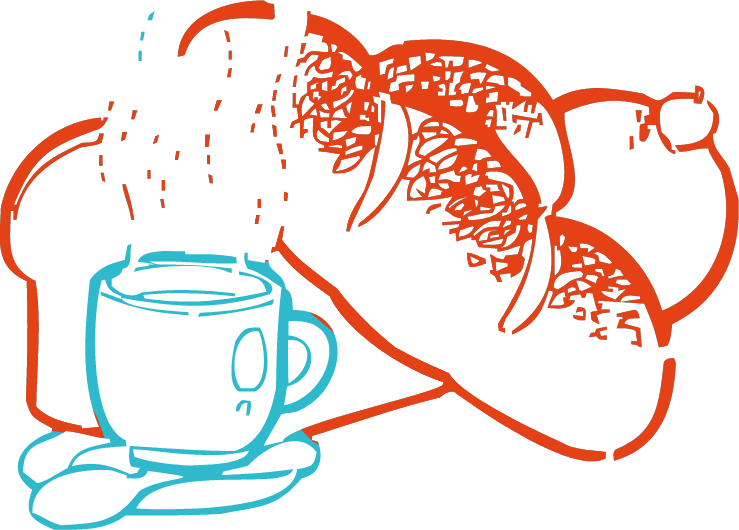 Tea Bread Clip Art - Tea Bread Clip Art (739x530)