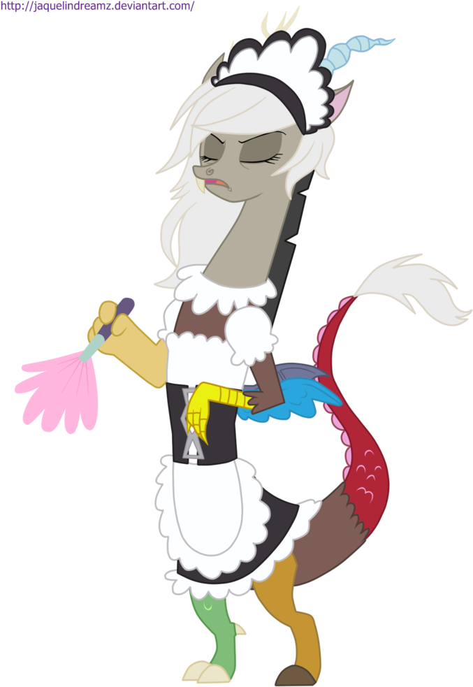 Jaquelindreamz, Clothes, Discord, Duster, Eris, Maid, - Cartoon (750x1024)