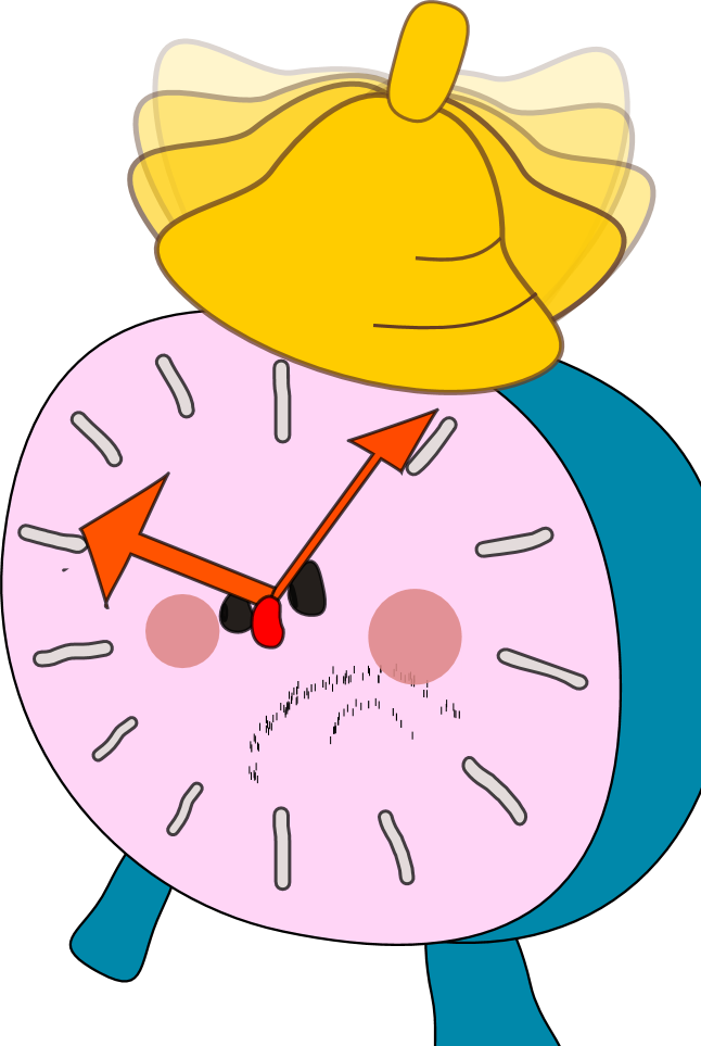 Alarm Clocks Clip Art - Alarm Clocks Clip Art (646x963)