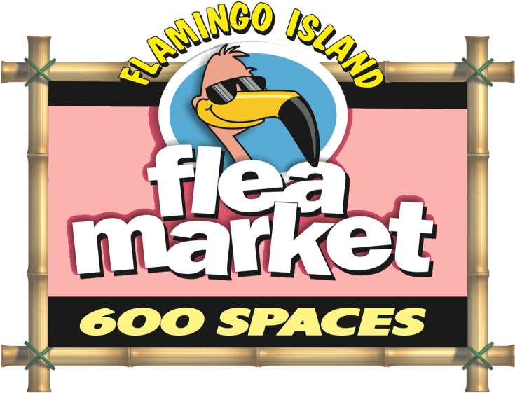 Pin Flea Market Clipart - Flamingo Island Flea Market (800x599)