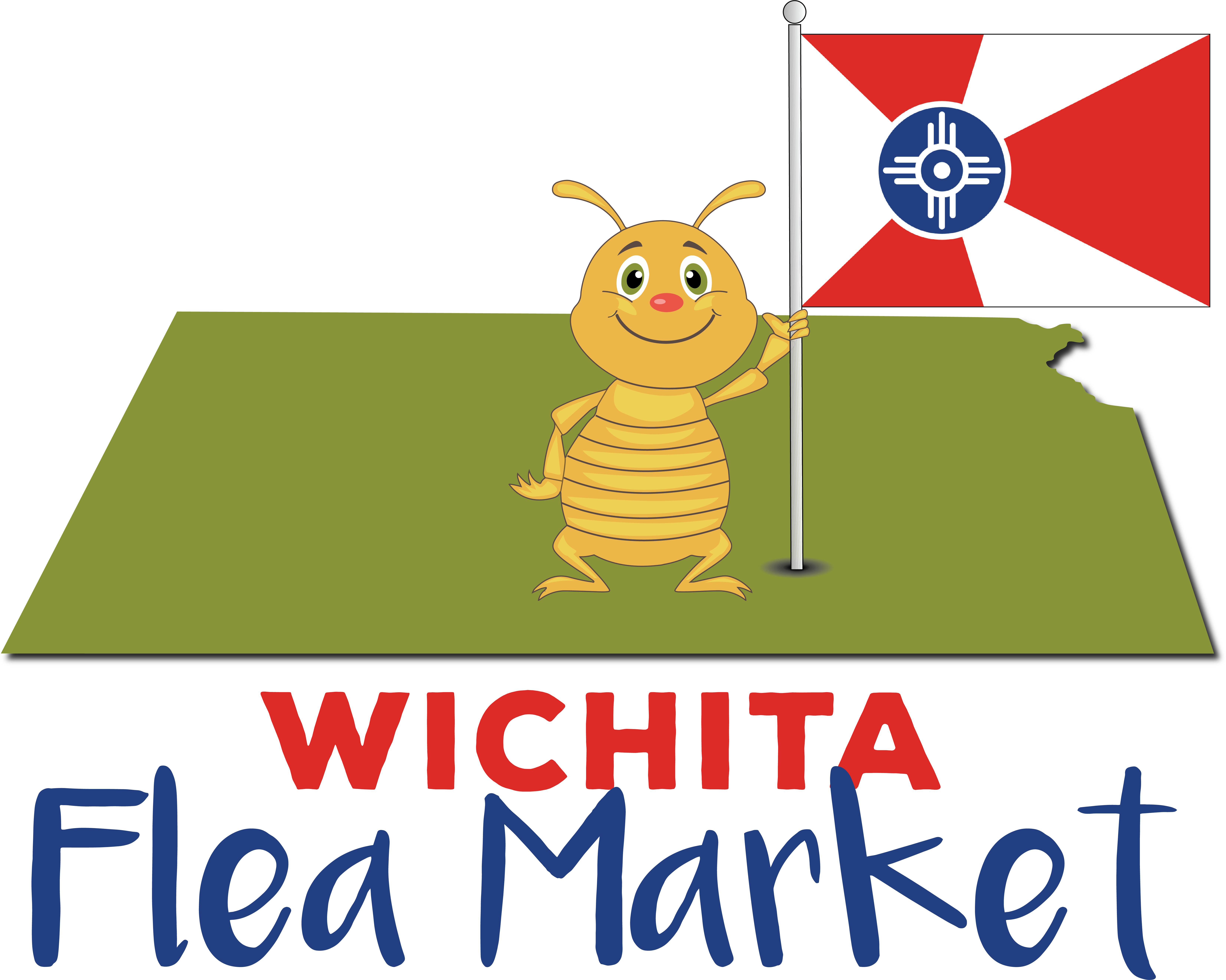 Wichita Flag Shower Curtain (6631x5300)