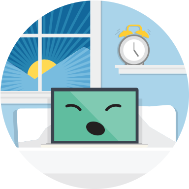 Wake Up Earlier And Get More Done - Circle (400x400)