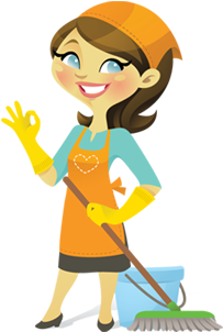 Samir House Maid Service Domestic - Png Cleaning Lady (623x350)