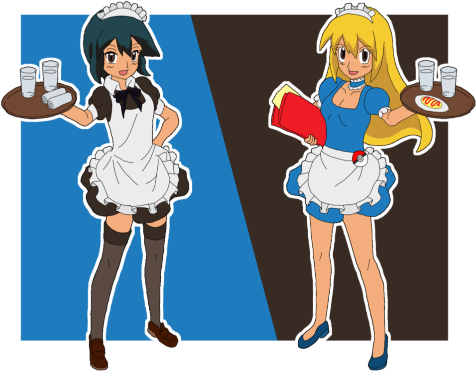 Maid And Waitress By Sorawolf7 - Ashley Maid (1018x785)
