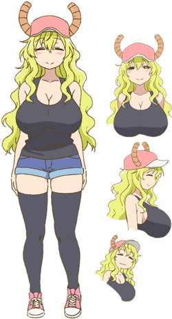 Miss Kobayashi's Dragon Maid Characters (350x512)
