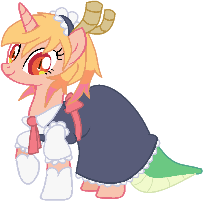 Tohru The Dragon Maid By Arronskull66 - Tohru Dragon Ver (703x693)